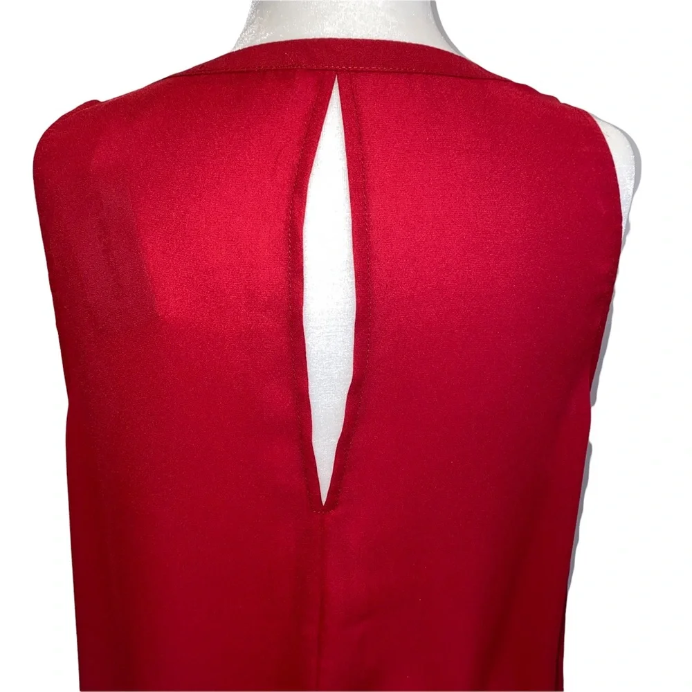 BKE NWT Red Sleeveless Blouse M - Picture 8 of 11